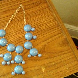 Powder blue "bubbles" necklace